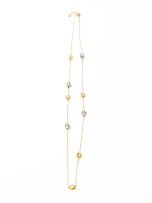 VIENNOIS T706724Q GOLD BEAN SHAPE LONGCHAIN