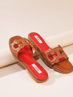 POG CAMEL OMO EKO CUT OUT SLIPPERS