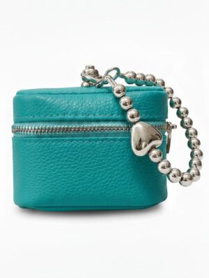 AQUA LORO ZIP DETAIL BAG CHARM
