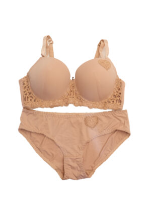 ANGELS AURA A3054 TAUPE BRA & PANT SET