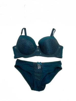 ANGELS AURA A3060 TEAL PLUS BRA & PANT SET