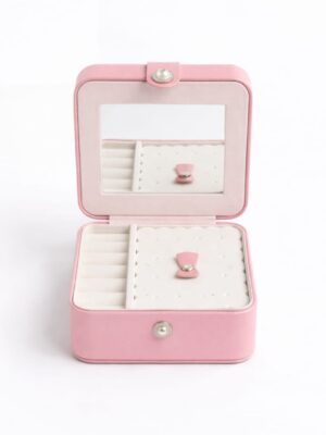 PINK QUILTED JEWELLERY BOX