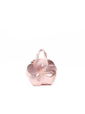(2FOR40K) ROSE LEAF DETAIL GRAB HANDLE MINI BAG