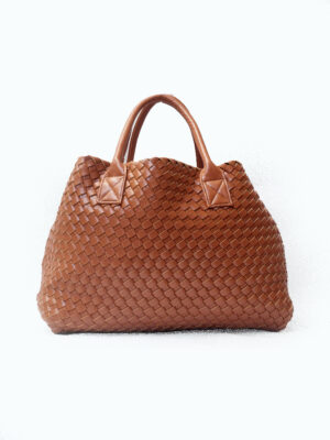 CHOCO WOVEN SHOPPER BAG