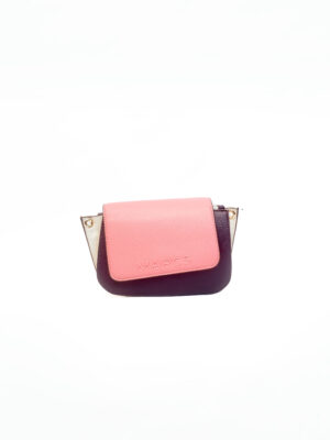 (2FOR40K)MARCS PINK,PURPLE/BEIGE COLORBLOCK CROSS BODY BAG