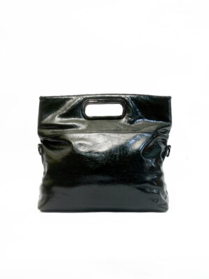 KHAKI GREEN PALM HOLE OVERSIZED PURSE