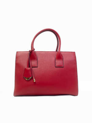 OSAMIL 98861-1 RED SMOOTH GRAIN GRAB HANDLE BAG