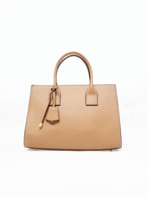 OSAMIL 98861-1 BEIGE SMOOTH GRAIN GRAB HANDLE BAG