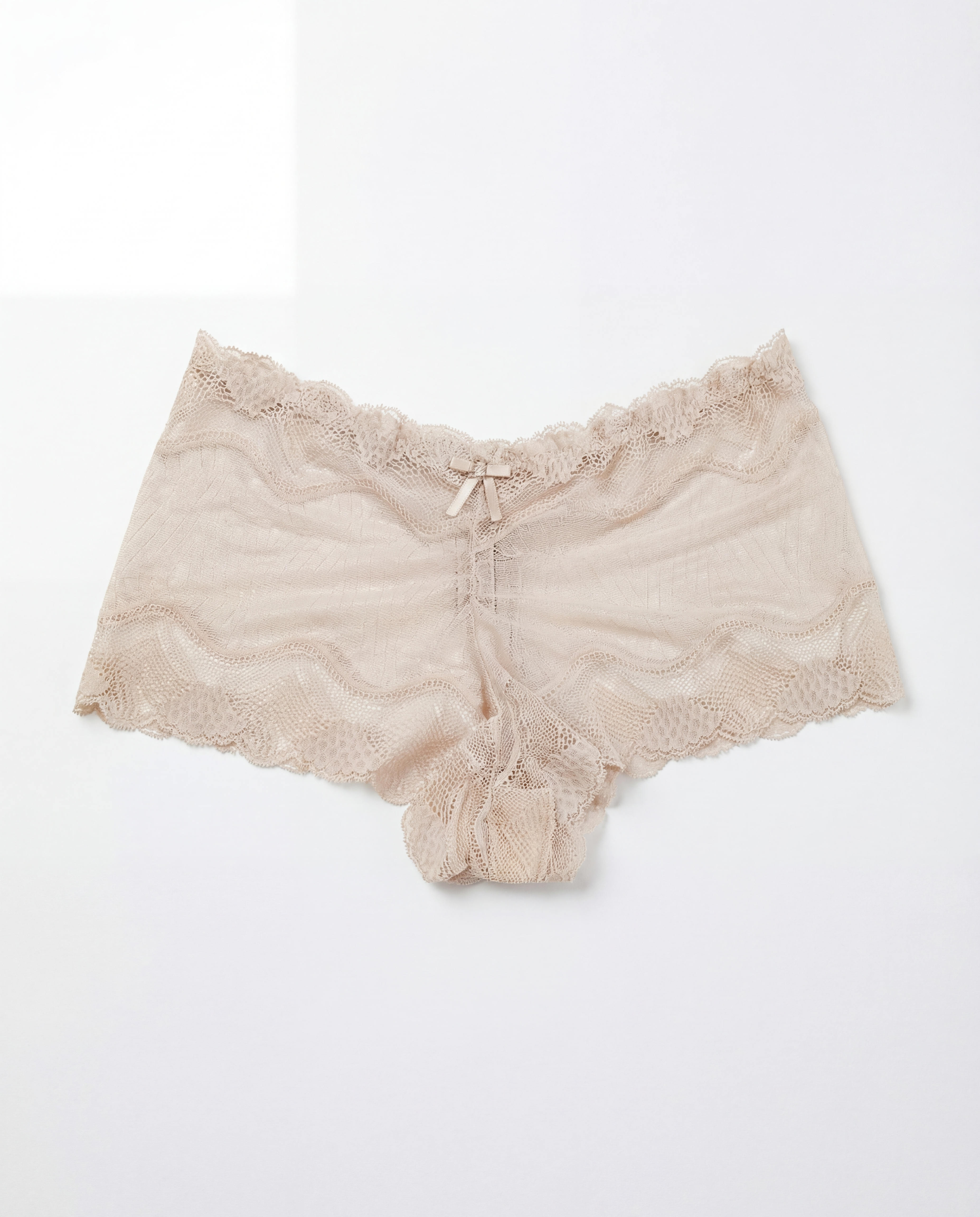 BEAUTIFUL Q8059 SALMON LACE FULL BRIEFS