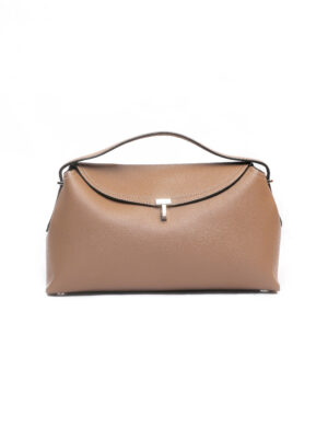 TOTEM TAUPE PEBBLED GRAIN CLIP LOCK BAG