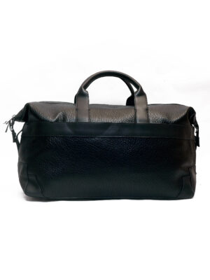 BALIK 96725 BLACK LUSH SILK PLUS LEATHER TRAVEL BAG