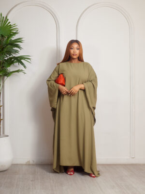 (2FOR55K)SENORI KHAKI CAFTAN