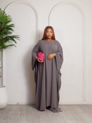 (2FOR55K)SENORI CHARCOAL CAFTAN