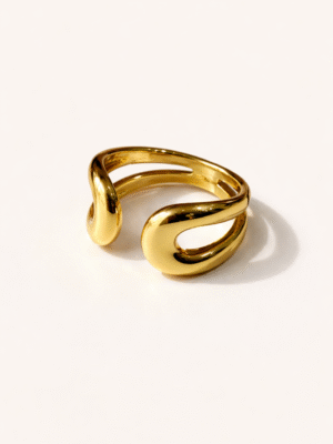 UM GOLD AURA WRAP RING