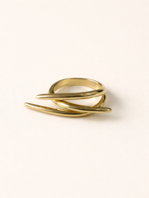 UM GOLD TRIPLE WRAP RING