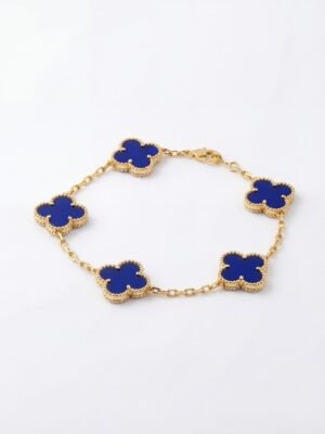 UM GOLD X PURPLE CLOVER BRACELET