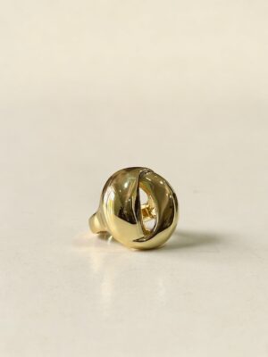 VIENNOIS T115850R GOLD 3D STUD RINGS
