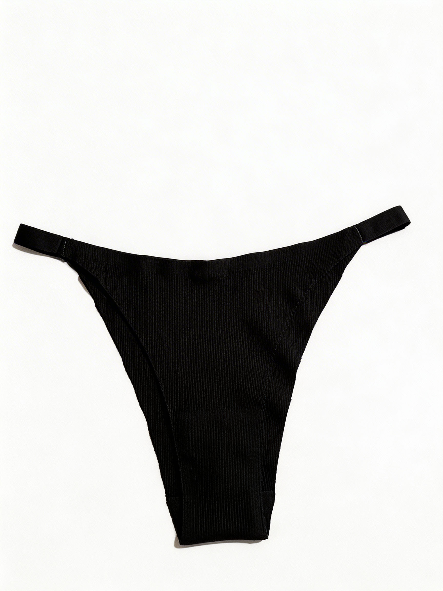 VIMERLEA V2125 BLACK RIB BONE COTTON BRIEFS