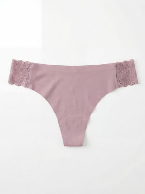 VORO 1604 PINK SIDE LACE SPANDEX PANT