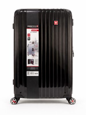 SWISSTECH BLACK GLOSS 25KG LUGGAGE