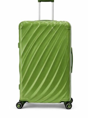 TABITORA OLIVE PREMIUM HIGH GLOSS SCALLOPED 30KG TRAVEL LUGGAGE