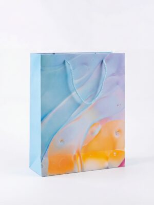 XY-S-2500L MUSTARD X BLUE GIFT BAG