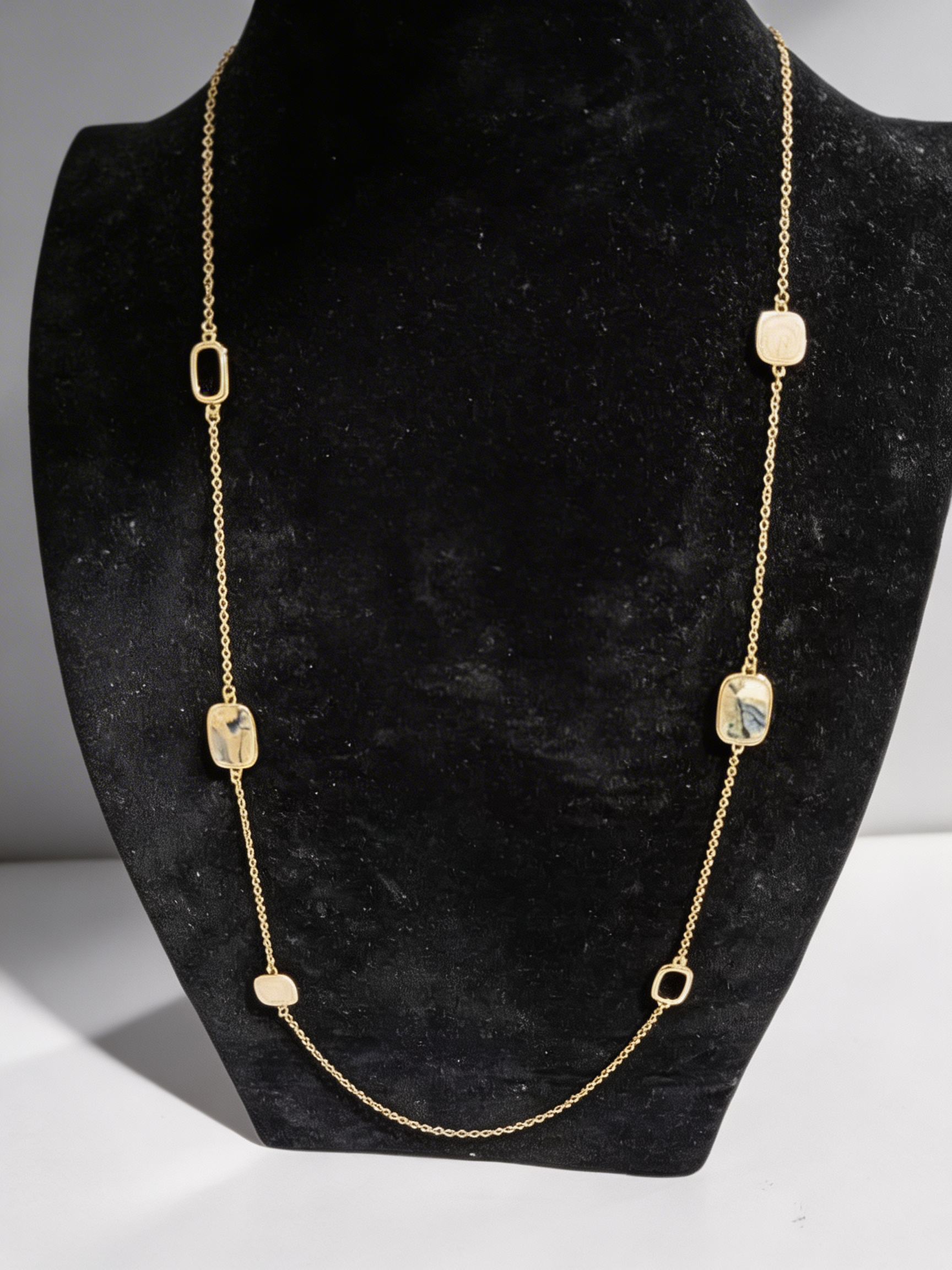 VIENNOIS T115338Q GOLD VINTAGE WATERCOLOR LONGCHAIN