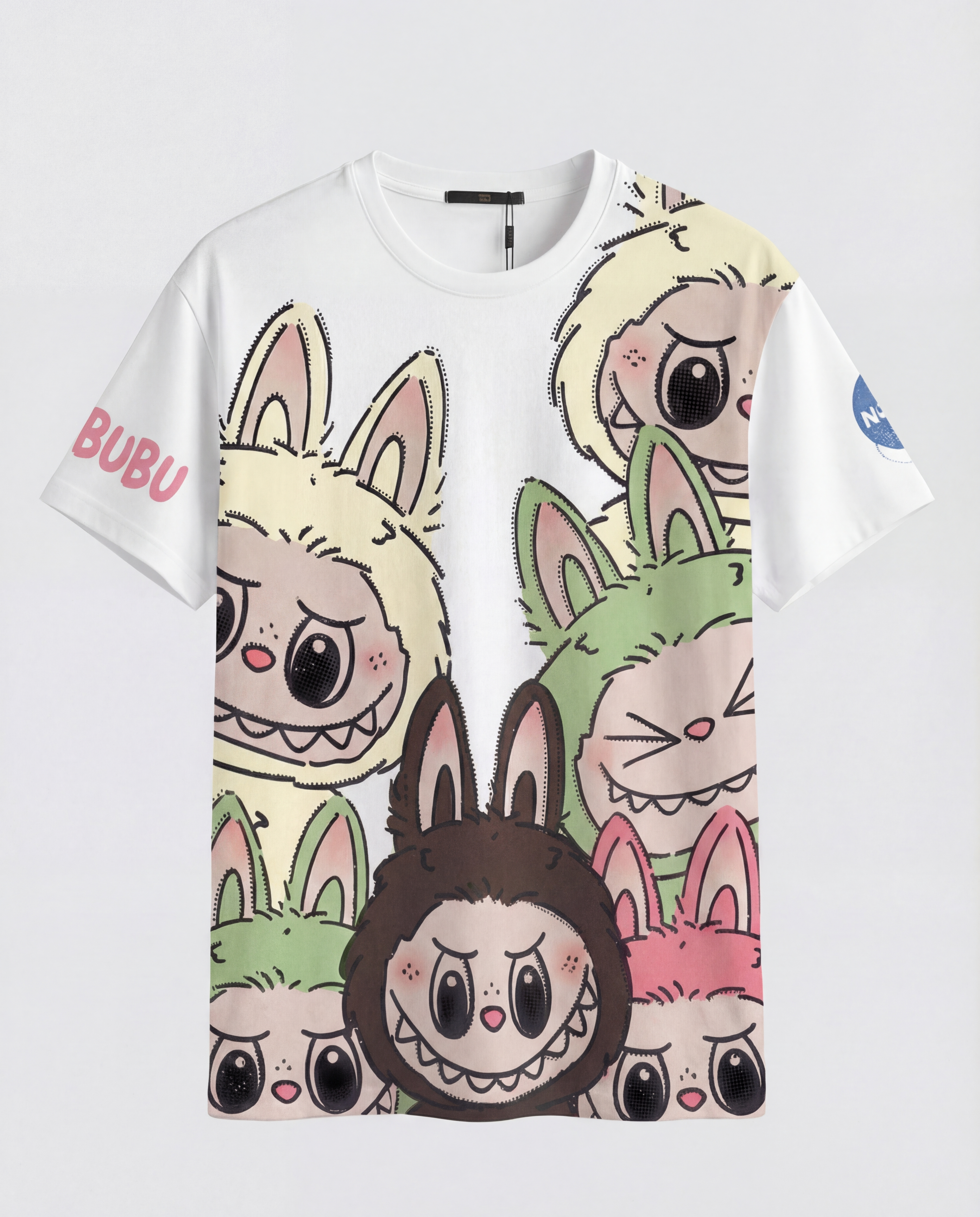 (2FOR35K) DILA LABUBU EMBELLISHED WHITE TEE