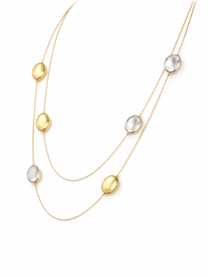 ABELLA K104871Q 2TONE PESSARY LONGCHAIN