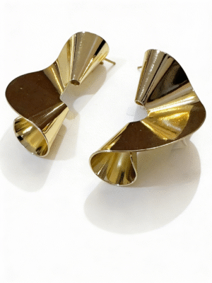 ABELLA K105133E GOLD ENVELOPE EARINGS