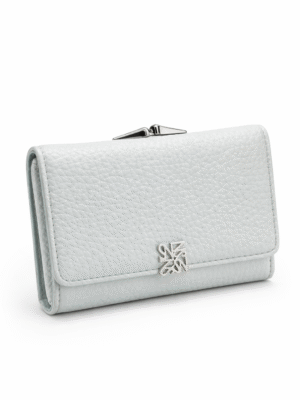 SARALYN C-6025B MARL SILVER CLIP WALLET