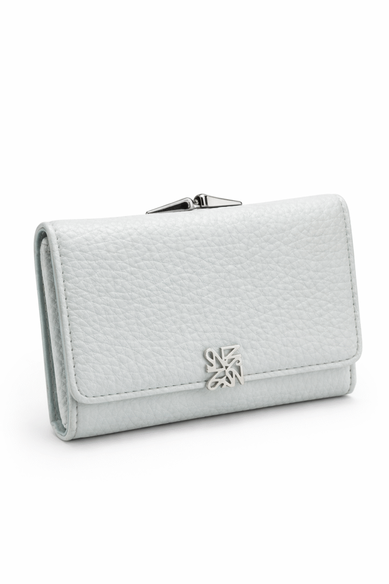 SARALYN C-6025B MARL SILVER CLIP WALLET
