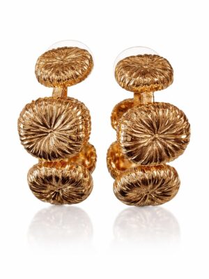 JIN GOLD IMPACT EARINGS