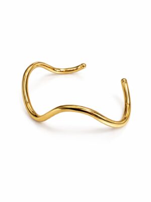 JIN GOLD SPIRAL SIMPLE BANGLE