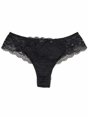 KISNEICO G608 BLACK FULL LACE BRIEFS