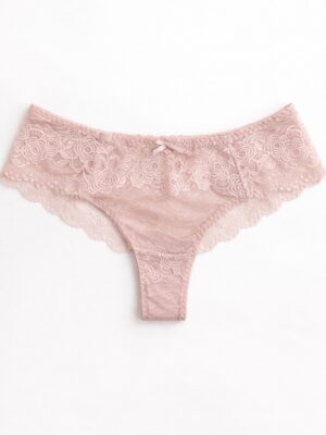 KISNEICO G608 SALMON FULL LACE BRIEFS