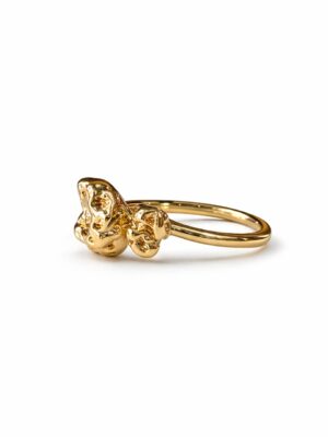 UM GOLD DUO EMBRACE RING