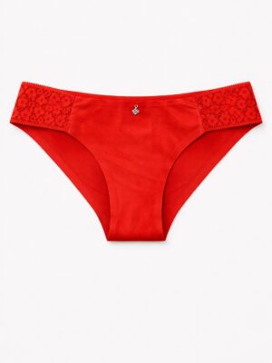 VIMERLEA V2049 RED SILVER BROOCH FULL SPANDEX PANT