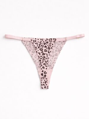 VIMERLEA V2140 ROSE ANIMAL PRINT COTTON THONG PANT