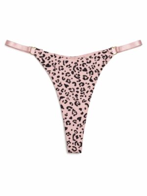 VIMERLEA V2141 PINK ANIMAL COTTON PRINT THONG