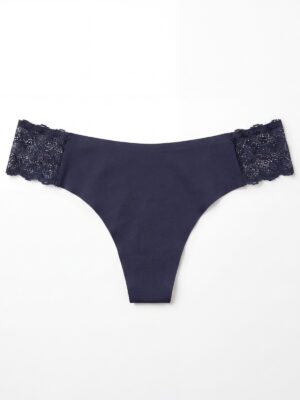 VORO 1604 BLACK SIDE LACE SPANDEX PANT