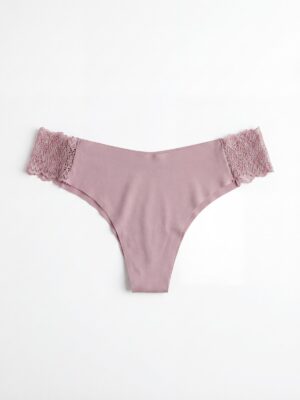 VORO 1604 MAUVE SIDE LACE SPANDEX PANT