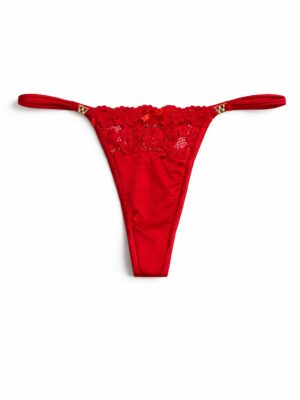 VORONIN RED Q8282 LACE THONG BRIEF