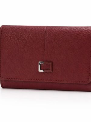 SARALYN P-4510B WINE PEBBLED WALLET
