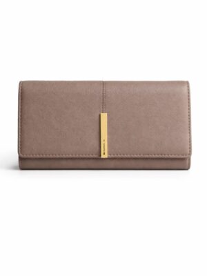 TAILAN TA8603-032 NUDE GOLD PANEL DETAIL BIG WALLET