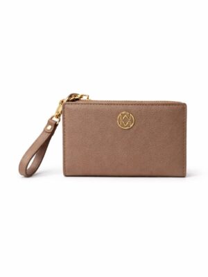 TAILAN TA2602-541 NUDE SAFIANO MM LOGO MINI WALLET
