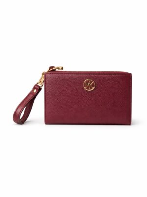 TAILAN TA2602-541 RED SAFIANO MM LOGO MINI WALLET