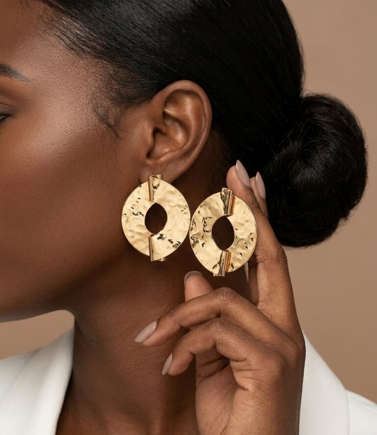 FASHION GOLD FOLDED WONDER EARRING