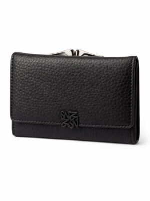 SARALYN C-6025B BLACK SILVER CLIP WALLET