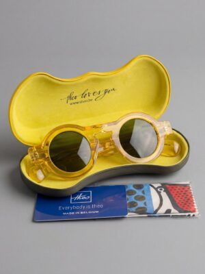 GOLD CLEAR THEO EYEWEAR